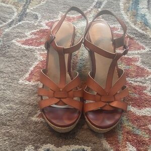 Rock & Candy Tan Strappy Sandals